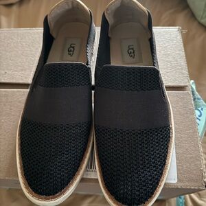 UGG Black Slip-On Sneakers